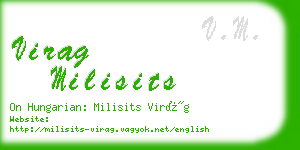 virag milisits business card